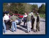 Last year's winner looking confident!